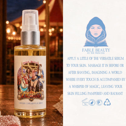Mary Go Round - Shave Oil Serum - Mesmerizing Saffron & Jasmine, Candied Fruit Accords, Sugary Funnel Cake