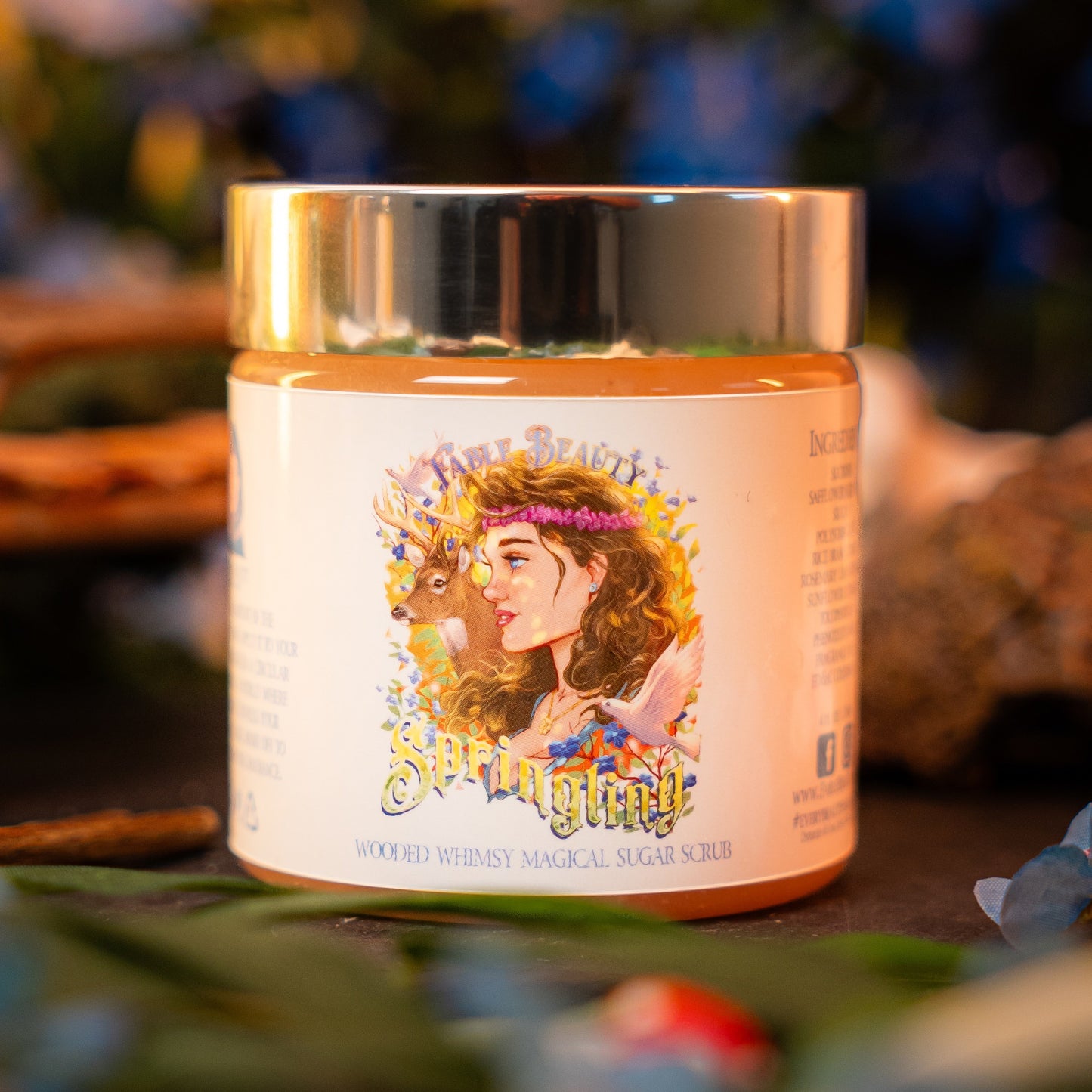 Springling - Magical Sugar Scrub - Pear Juice, Ethereal Blossoms, Vanilla Whisper