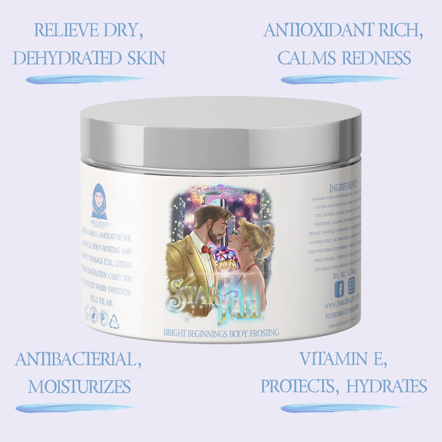 Starfall - Beauty Box - Vanilla Tonka, Whipped Cocoa Butter, Sugared Citrus