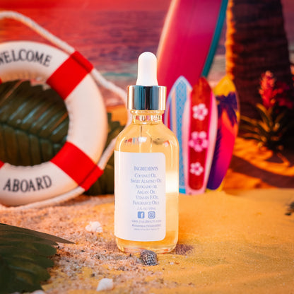 Surfer Girl - Hair Oil Elixir - Water Lily, Ocean Driftwood, Shaved Coconut