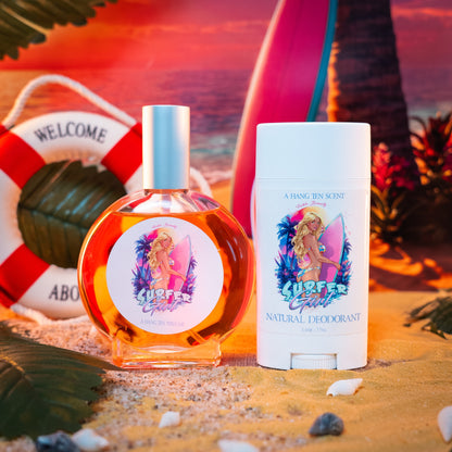 Surfer Girl - Fragrance & Function Duo - Water Lily, Ocean Driftwood, Shaved Coconut