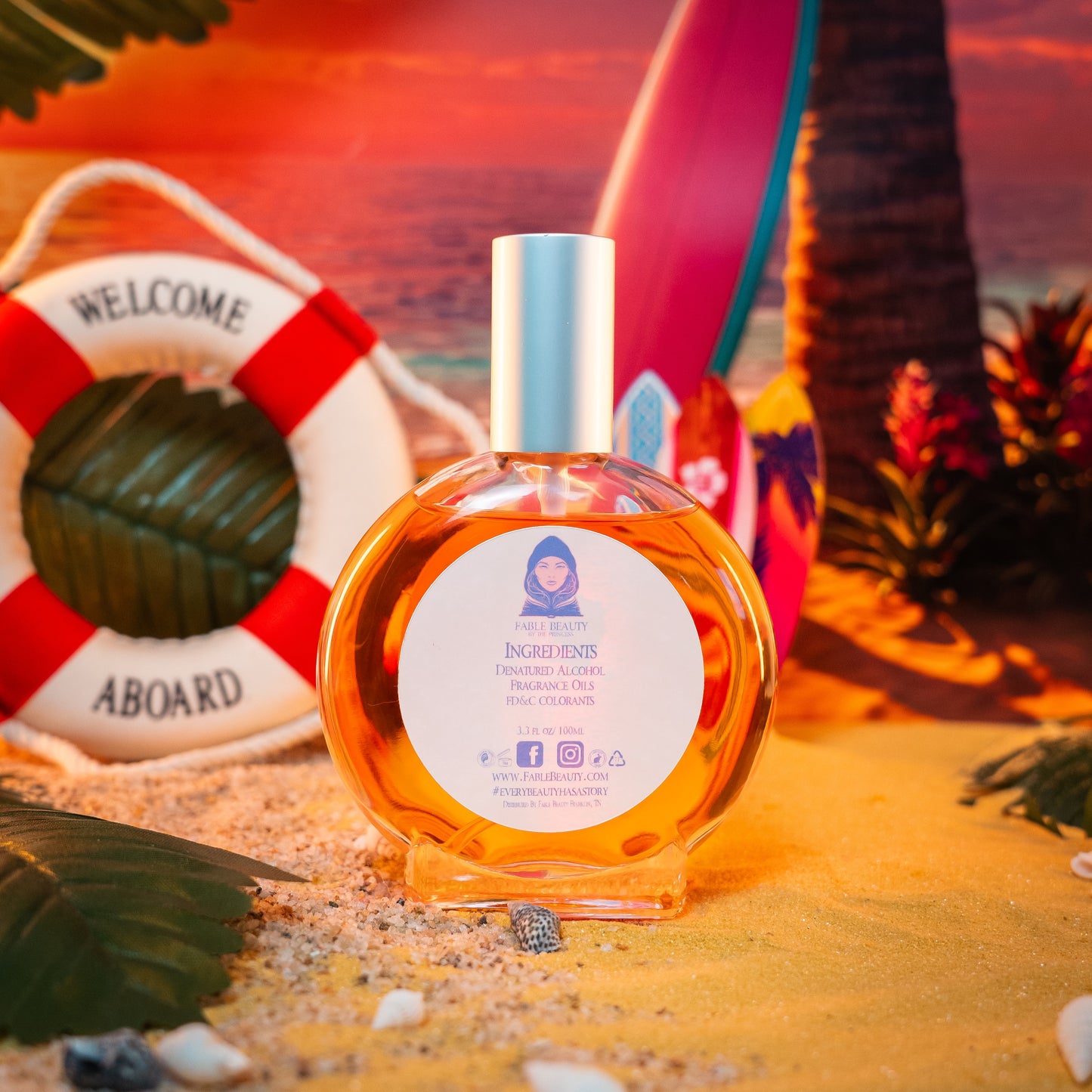 Surfer Girl - Perfume - Water Lily, Ocean Driftwood, Shaved Coconut