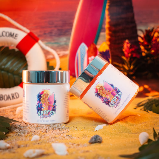 Surfer Girl - Polish & Pamper Duo - Water Lily, Ocean Driftwood, Shaved Coconut