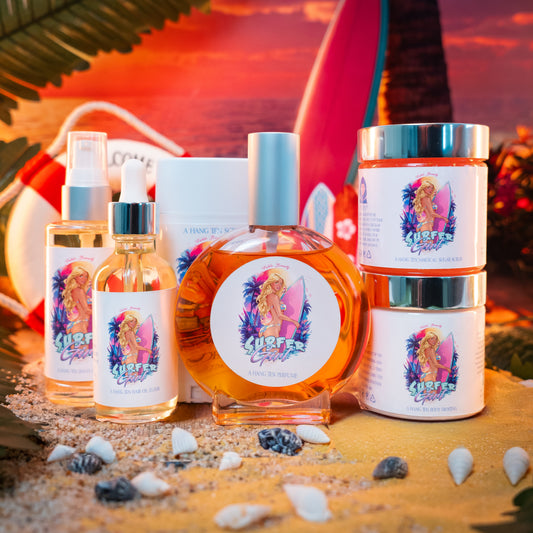 Surfer Girl - Beauty Box - Water Lily, Ocean Driftwood, Shaved Coconut