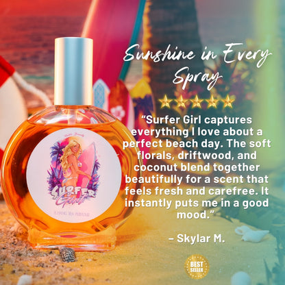 Surfer Girl - Beauty Box - Water Lily, Ocean Driftwood, Shaved Coconut