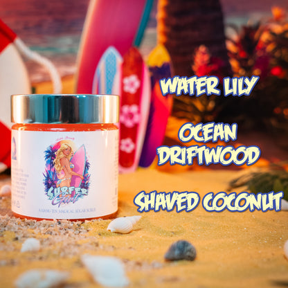 Surfer Girl - Magical Sugar Scrub - Water Lily, Ocean Driftwood, Shaved Coconut