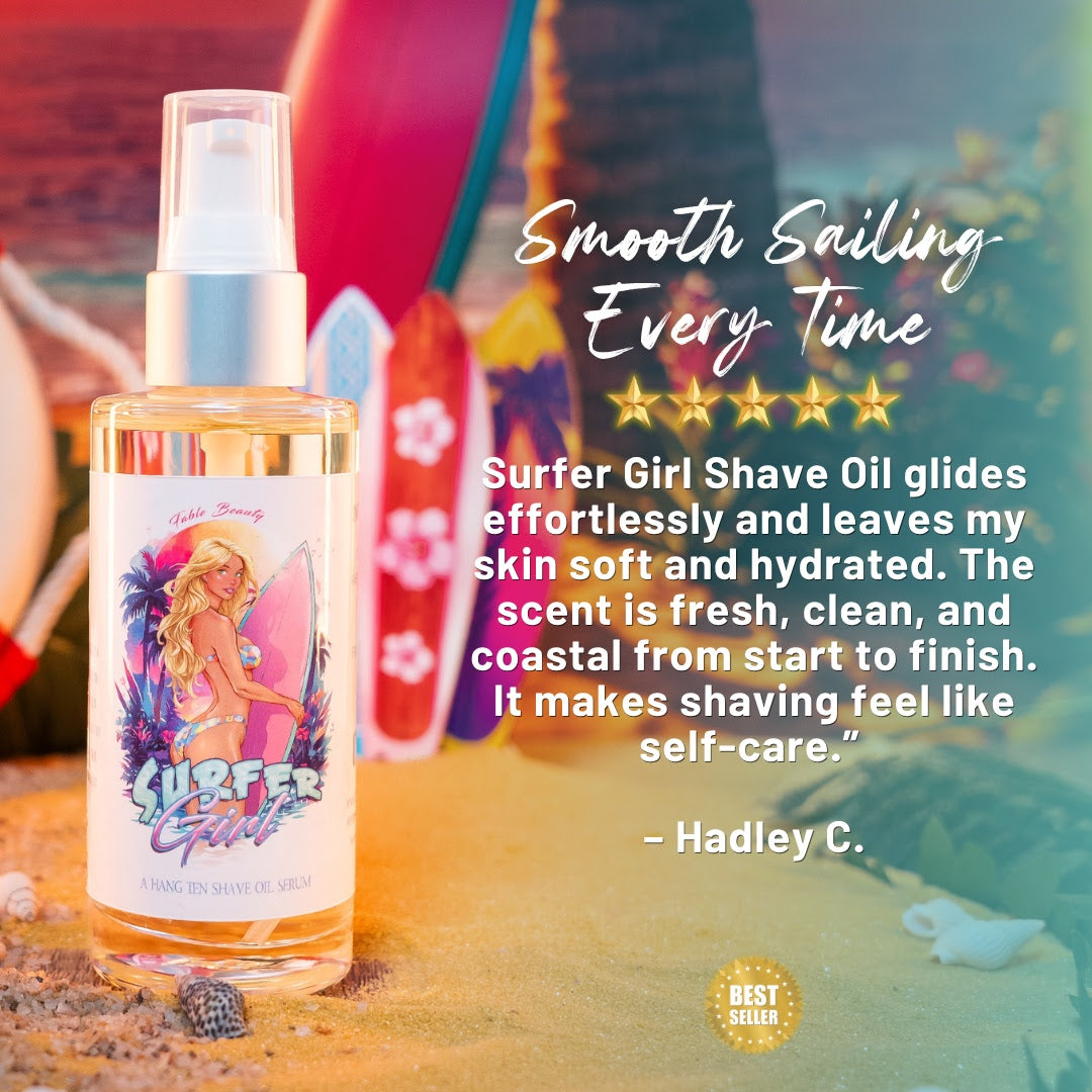 Surfer Girl - Razor and Radiance Duo - Water Lily, Ocean Driftwood, Shaved Coconut