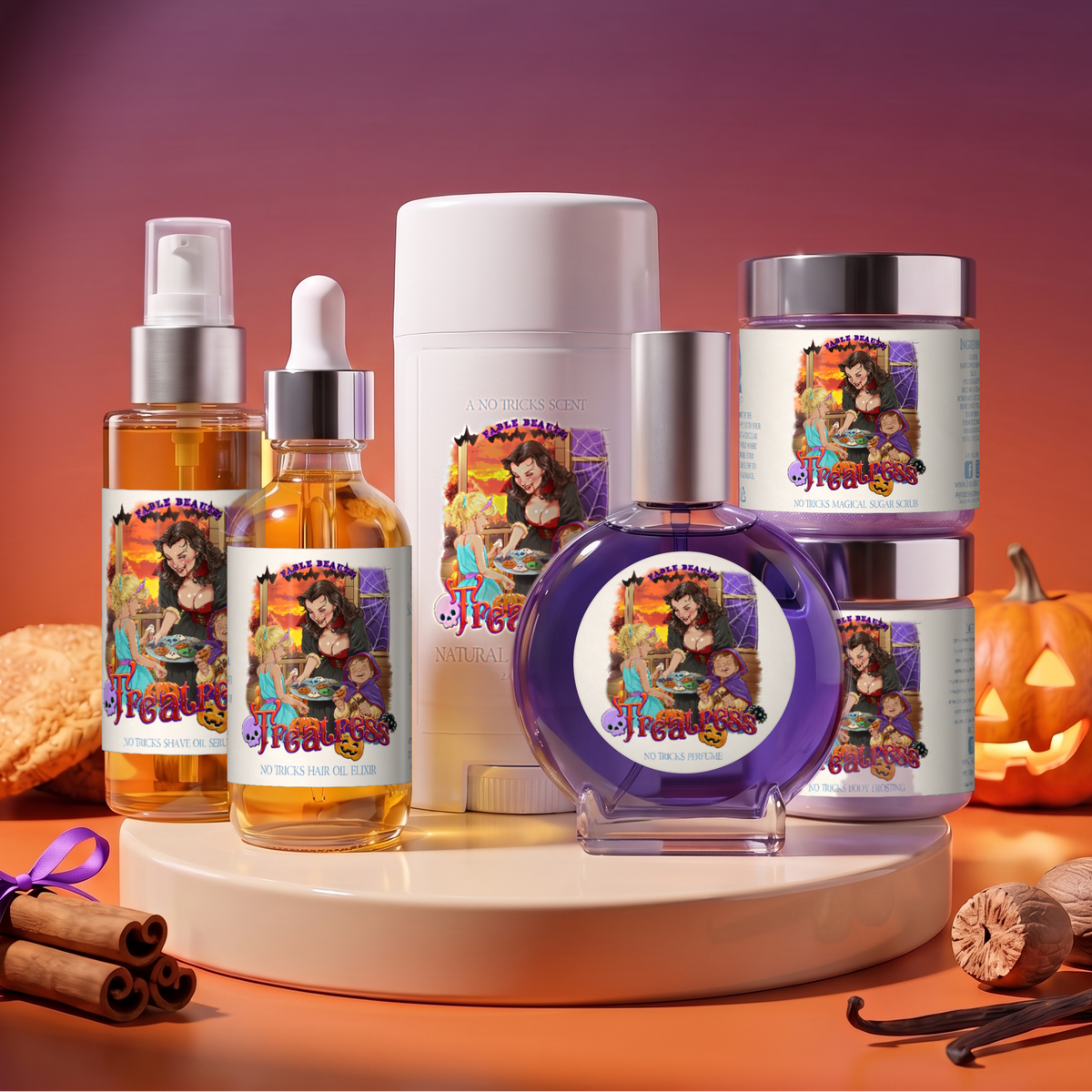 Treatress - Beauty Box - Cinnamon Sugar Cookies, Vanilla Extract, Warm Nutmeg