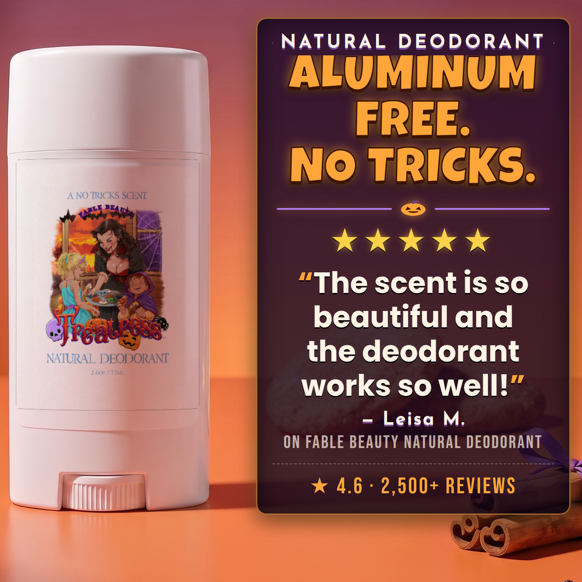 Treatress - Fragrance & Function Duo - Cinnamon Sugar Cookies, Vanilla Extract, Warm Nutmeg