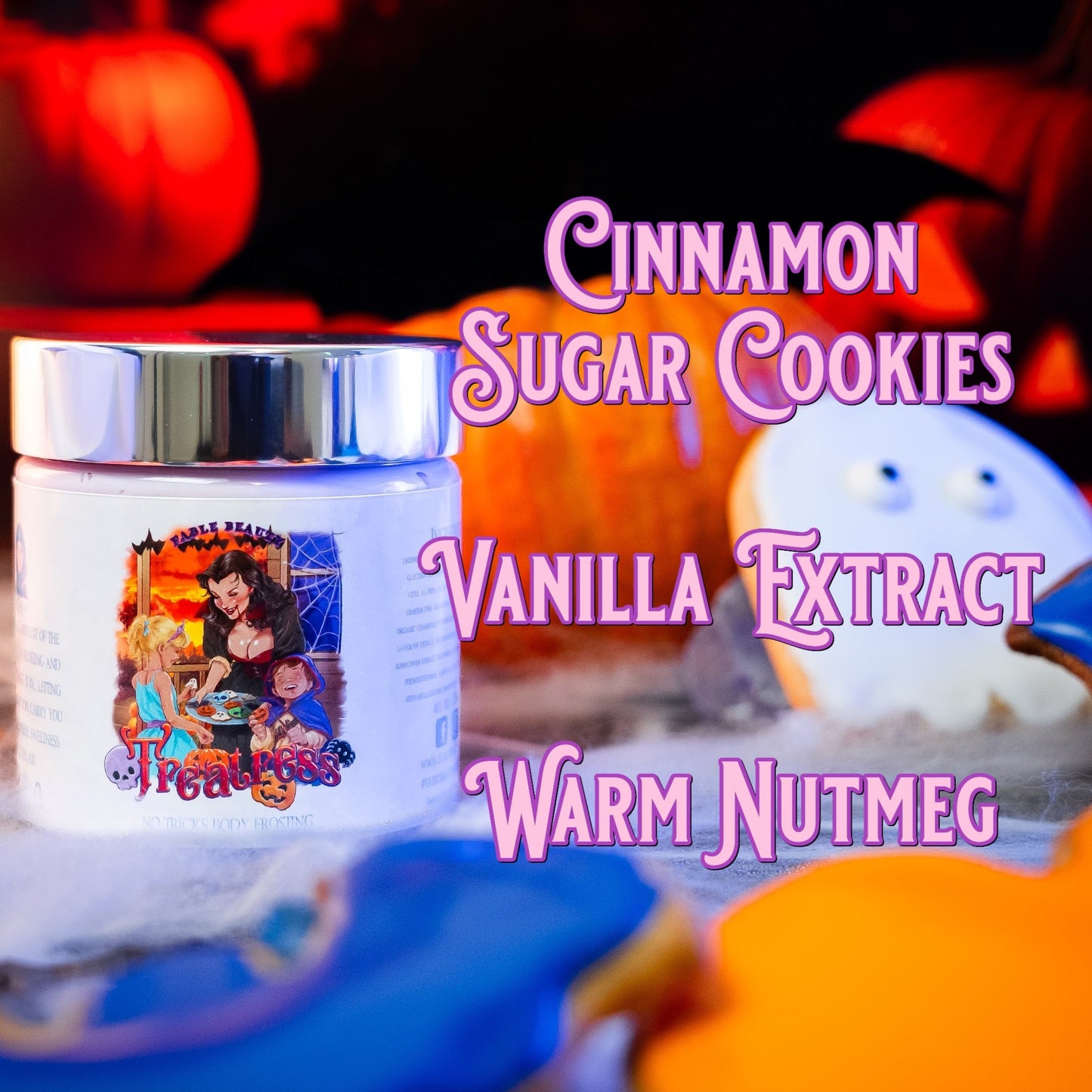 Treatress - Body Frosting - Cinnamon Sugar Cookies, Vanilla Extract, Warm Nutmeg