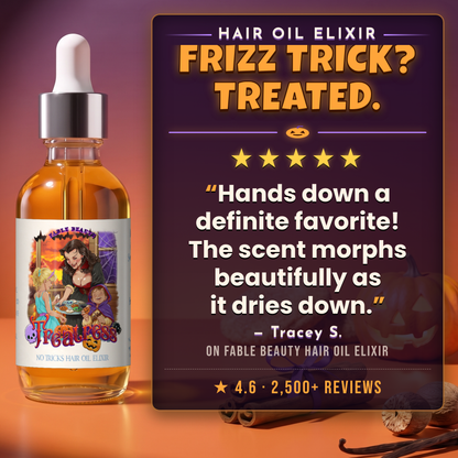 Treatress - Hair Oil Elixir - Cinnamon Sugar Cookies, Vanilla Extract, Warm Nutmeg