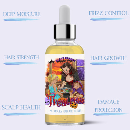 Treatress - Hair Oil Elixir - Cinnamon Sugar Cookies, Vanilla Extract, Warm Nutmeg