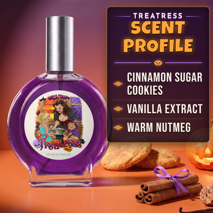 Treatress - Fragrance & Function Duo - Cinnamon Sugar Cookies, Vanilla Extract, Warm Nutmeg