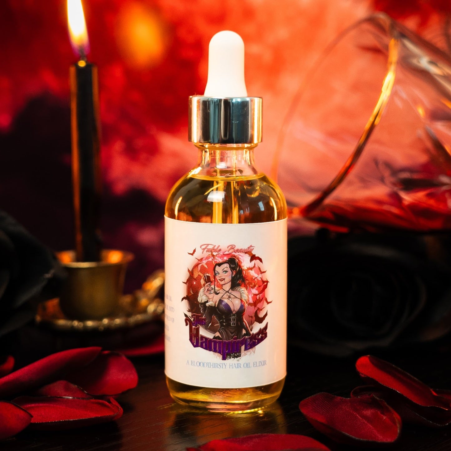 Vampiress - Hair Oil Elixir - Juicy Strawberries, Ripe Blackberries, Dark Plums