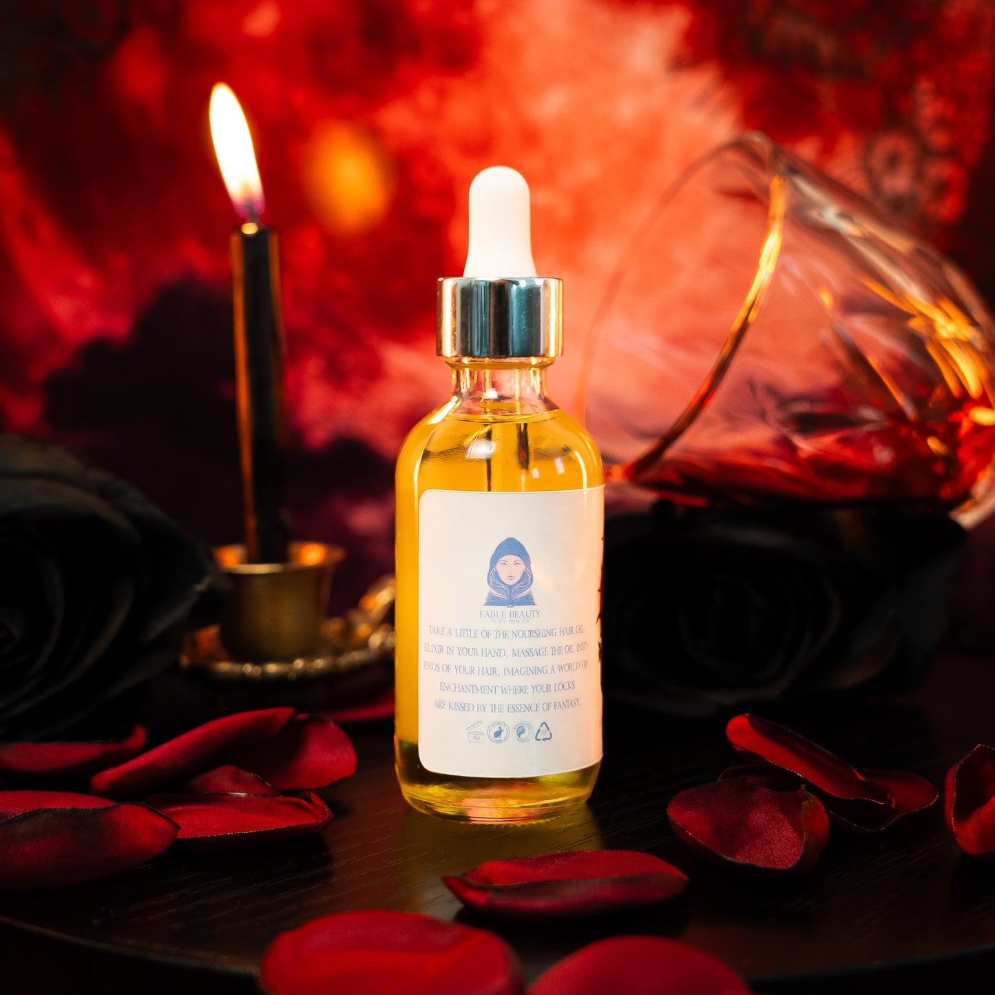 Vampiress - Hair Oil Elixir - Juicy Strawberries, Ripe Blackberries, Dark Plums