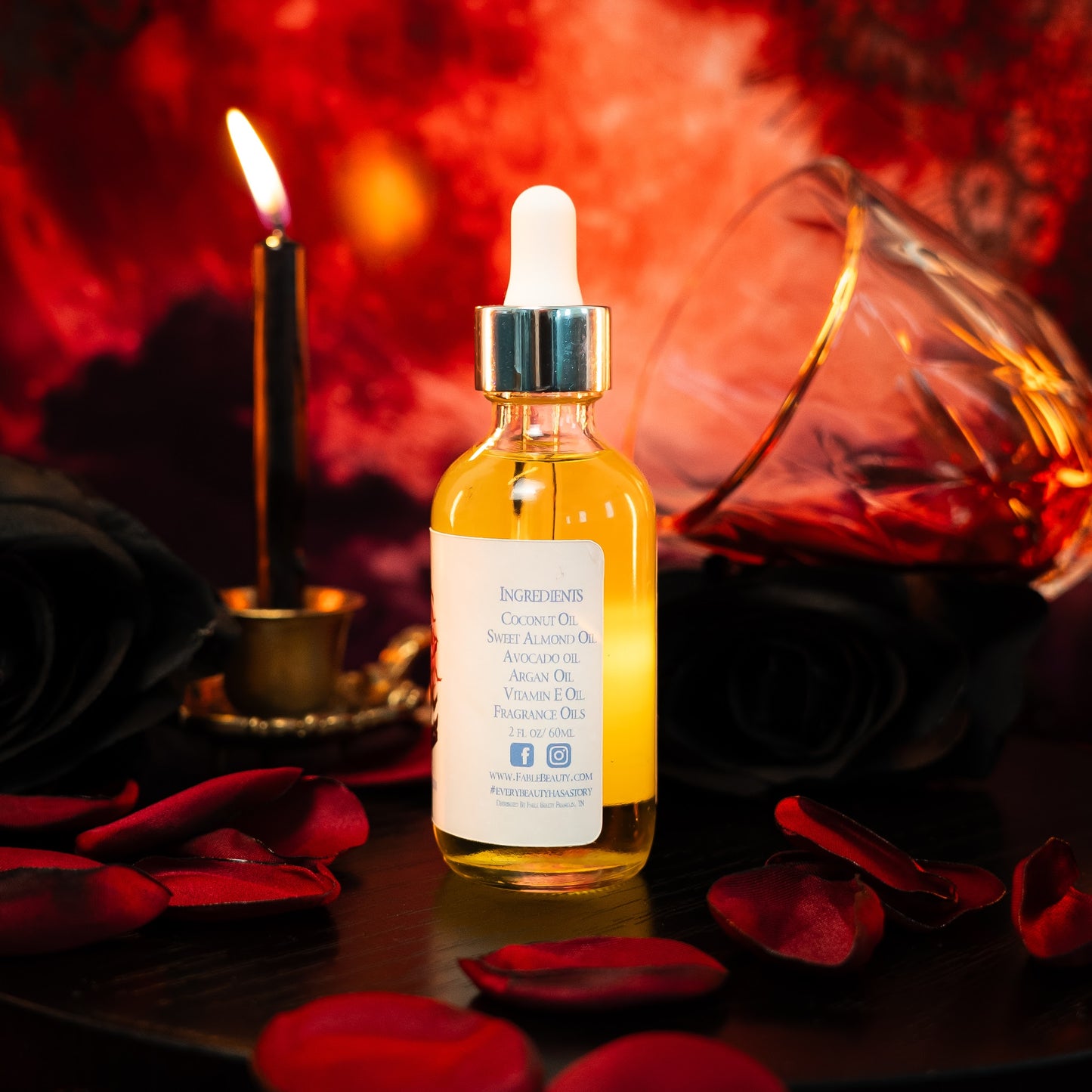 Vampiress - Hair Oil Elixir - Juicy Strawberries, Ripe Blackberries, Dark Plums