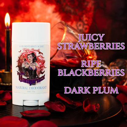 Vampiress - Natural Deodorant - Juicy Strawberries, Ripe Blackberries, Dark Plums