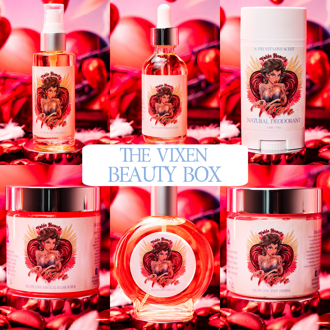 The Vixen - Beauty Box - Sweet Citrus Bouquet, Fresh Berries and Peaches, and Soft Vanilla Musk