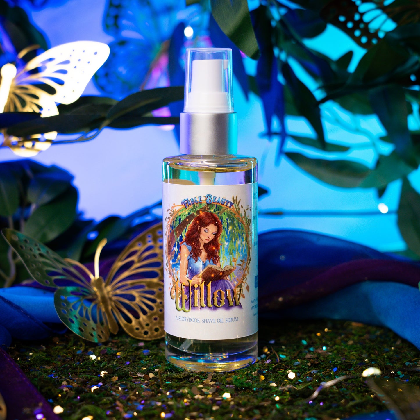 Willow - Shave Oil Serum - Woodland Lavender, Grounding Vetiver, Soft Pears