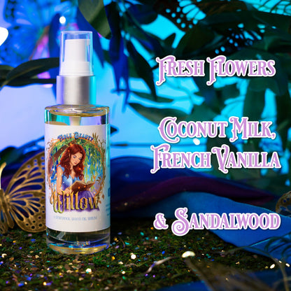 Willow - Shave Oil Serum - Woodland Lavender, Grounding Vetiver, Soft Pears