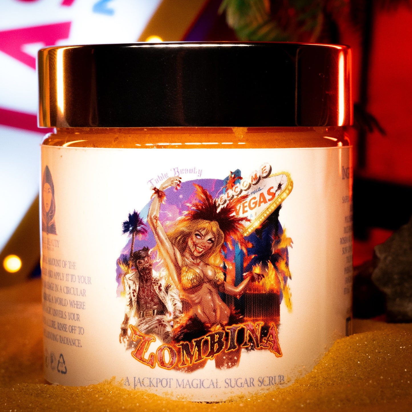Zombina - Magical Sugar Scrub - Sparkling Citrus Rind, Playful Tangerine, Rich Vanilla Liqueur