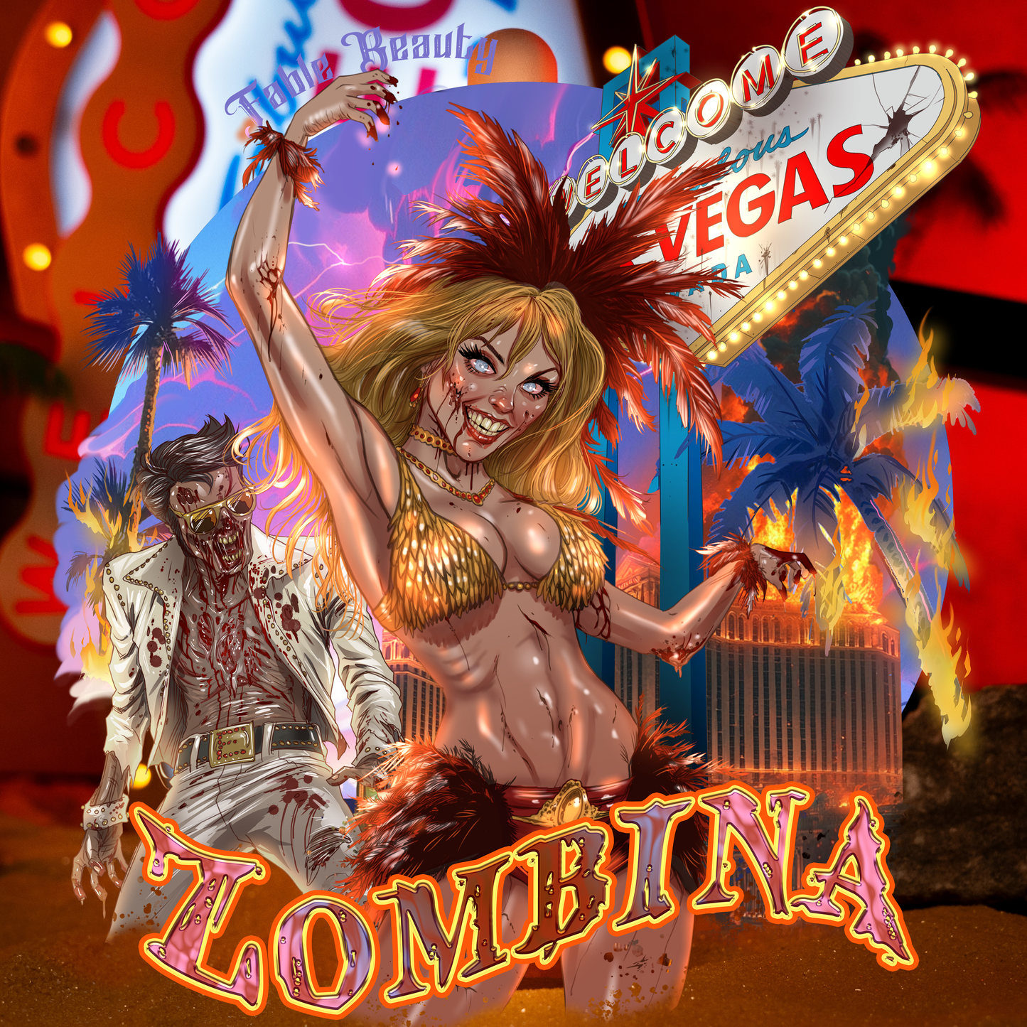 Zombina - Hair Oil Elixir - Sparkling Citrus Rind, Playful Tangerine, Rich Vanilla Liqueur