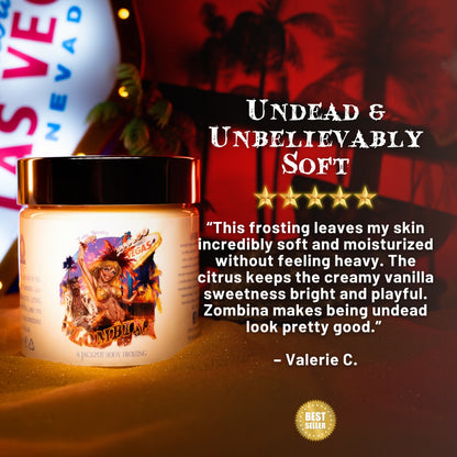 Zombina - Body Frosting - Sparkling Citrus Rind, Playful Tangerine, Rich Vanilla Liqueur