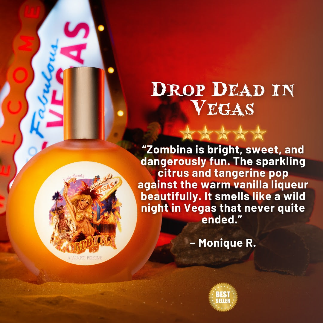 Zombina - Perfume - Sparkling Citrus Rind, Playful Tangerine, Rich Vanilla Liqueur