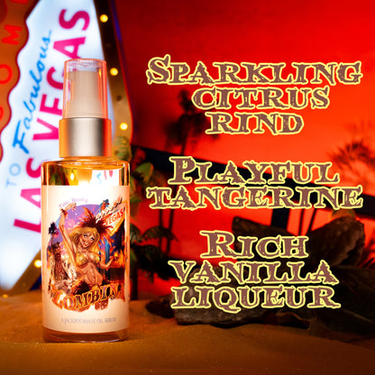 Zombina - Shave Oil Serum - Sparkling Citrus Rind, Playful Tangerine, Rich Vanilla Liqueur
