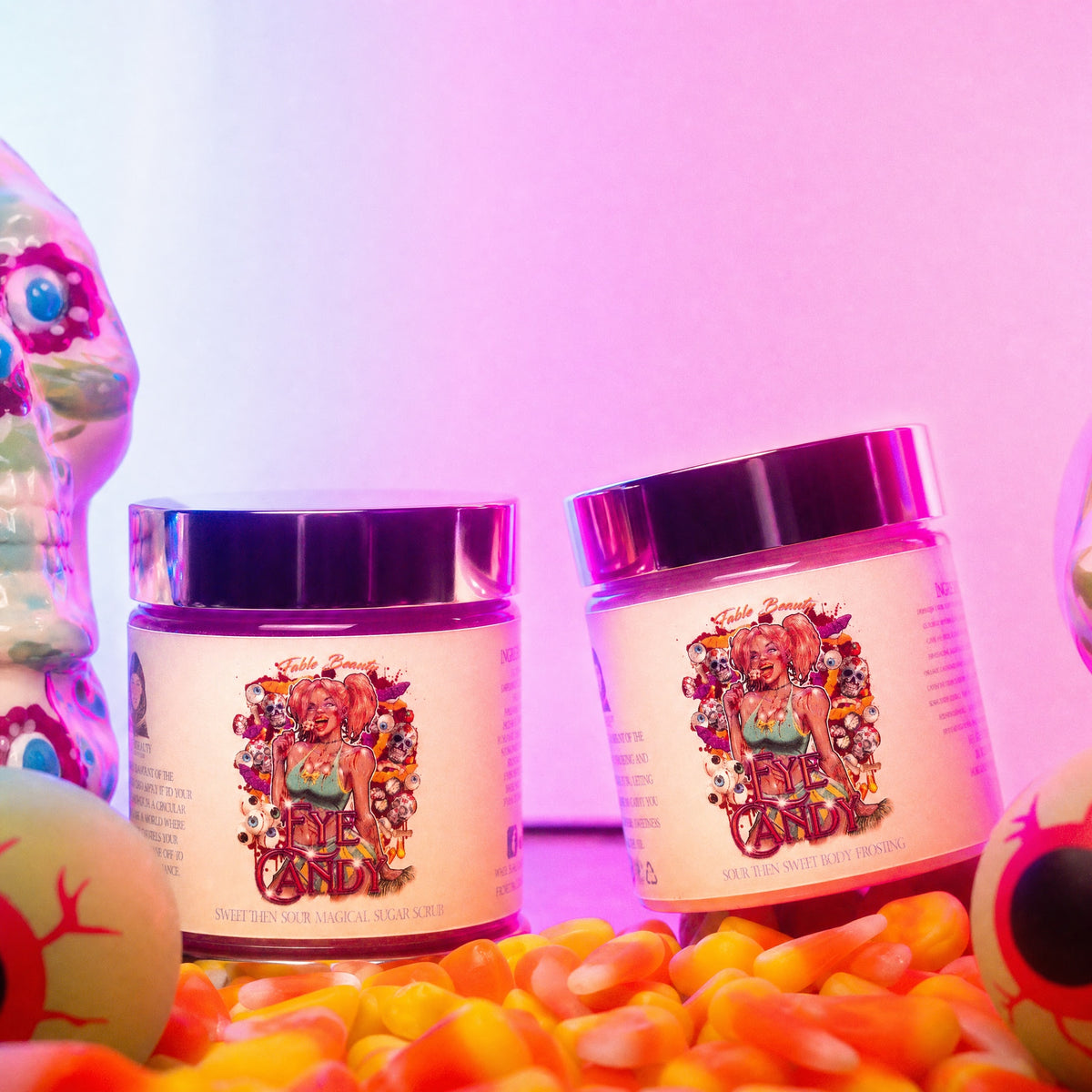 Eye Candy - Polish & Pamper Duo - Sour Gummies, Caramel Apples, Lemon Drops