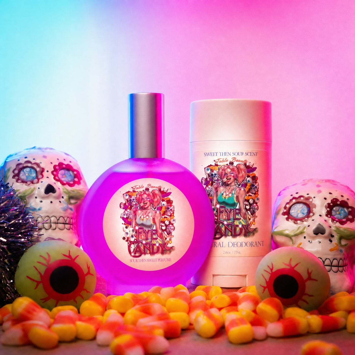 Eye Candy - Fragrance & Function Duo - Sour Gummies, Caramel Apples, Lemon Drops