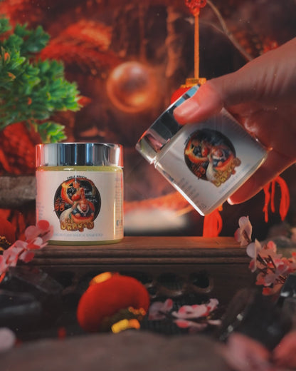 The Dragon - Polish & Pamper Duo - Cherry Blossoms, Creamy Cocoa Butter, Cashmere Woods