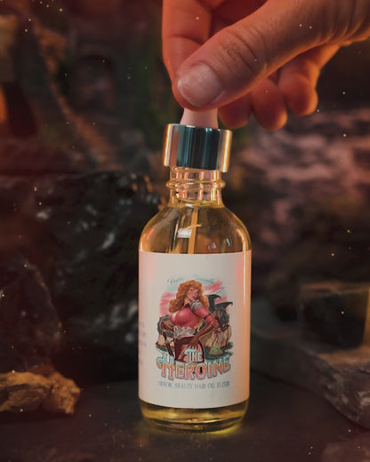 The Heroine - Hair Oil Elixir - Golden Vanilla Peach, Smoky Leather, Cashmere Musk