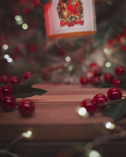 Holly Berry - Magical Sugar Scrub - Mistletoe, Warm Nutmeg, & Spiced Berries