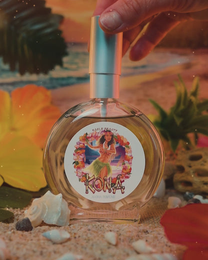 Kona - Perfume - Sun-Kissed Coffee Beans, Bamboo Coconut Breeze, Silky Almond Cream