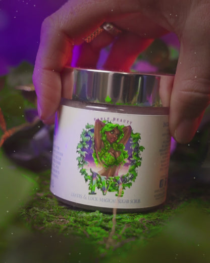 Ivy - Magical Sugar Scrub - Black Tea Leaves, Warm Vanilla Shea, Lemon Infused Honey