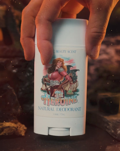 The Heroine - Natural Deodorant - Golden Vanilla Peach, Smoky Leather, Cashmere Musk
