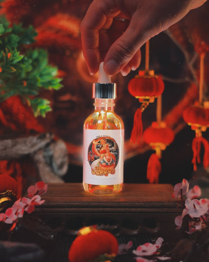 The Dragon - Hair Oil Elixir - Cherry Blossoms, Creamy Cocoa Butter, Soft Cashmere Woods