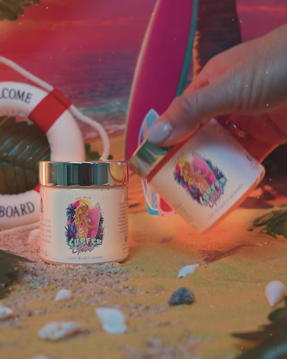 Surfer Girl - Polish & Pamper Duo - Water Lily, Ocean Driftwood, Shaved Coconut