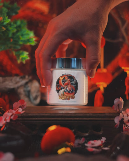 The Dragon - Body Frosting - Cherry Blossoms, Creamy Cocoa Butter, Soft Cashmere Woods
