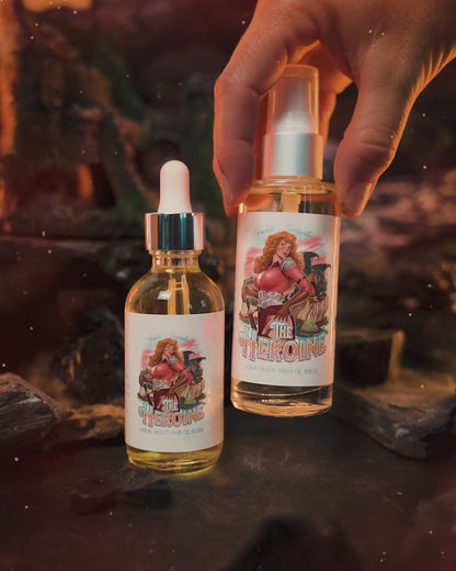 The Heroine - Razor and Radiance Duo - Golden Vanilla Peach, Smoky Leather, Cashmere Musk