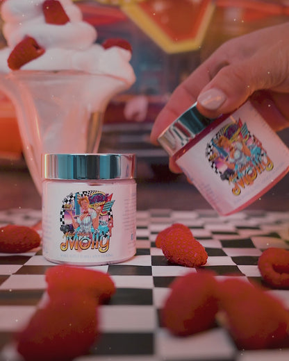 Malt Shop Molly - Polish & Pamper Duo - Vanilla Bean Ice Cream, Raspberry Swirl, Sweet Whipped Cream