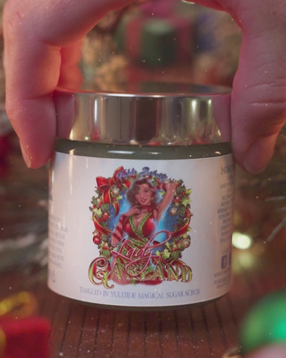 Lady Garland - Magical Sugar Scrub - Frosted Pine & Sugary Red Raspberries