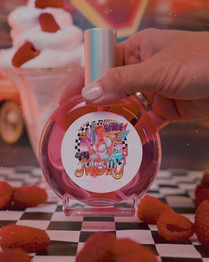 Malt Shop Molly - Perfume - Vanilla Bean Ice Cream, Raspberry Swirl, Sweet Whipped Cream