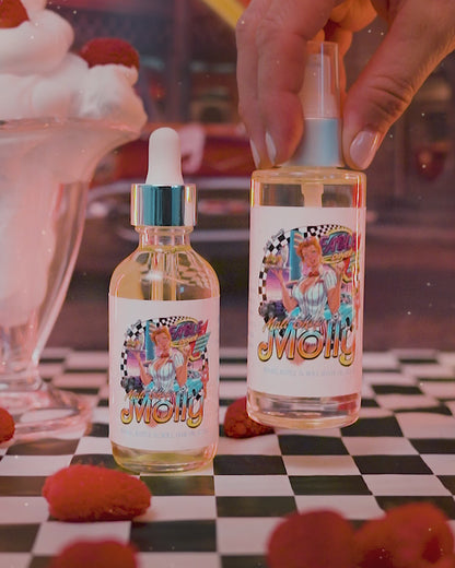 Malt Shop Molly - Razor and Radiance Duo - Vanilla Bean Ice Cream, Raspberry Swirl, Sweet Whipped Cream