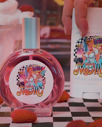 Malt Shop Molly - Fragrance & Function Duo - Vanilla Bean Ice Cream, Raspberry Swirl, Sweet Whipped Cream