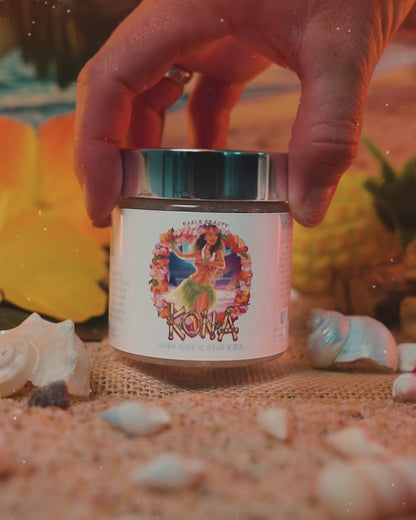 Kona - Magical Sugar Scrub - Sun-Kissed Coffee Beans, Bamboo Coconut Breeze, Silky Almond Cream