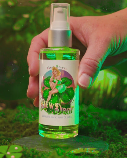 Dewdrop - Shave Oil Serum - Sweet Honeydew, Dewy Cloverleaf, Fresh Cucumber