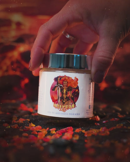 Moltera - Magical Sugar Scrub - Blazing Pomelo, Mythic Jasmine , Ripe Apricot