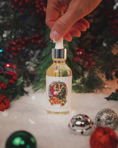 Miss Merry - Hair Oil Elixir - Apple Spice, Cranberry Marmalade, Cozy Christmas Tree